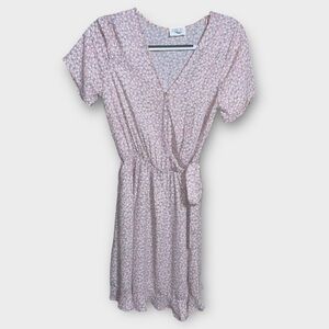 Sienna Sky Floral Pink Wrap Dress